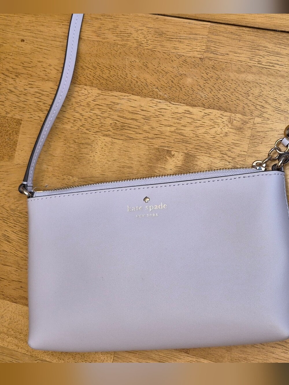 Kate Spade New York Ivy Street Amy Smooth Leather Crossbody Bag Lilac Moon $198 - Picture 8 of 8
